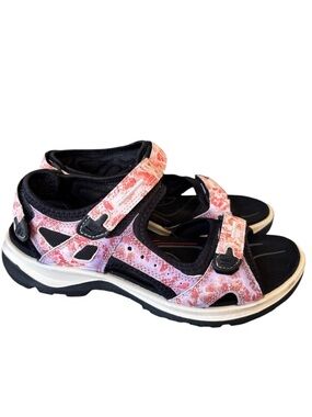 Ecco Yucatan Offroad Sandals Womens Pink Purple Shoes Hiking Outdoor Size 40